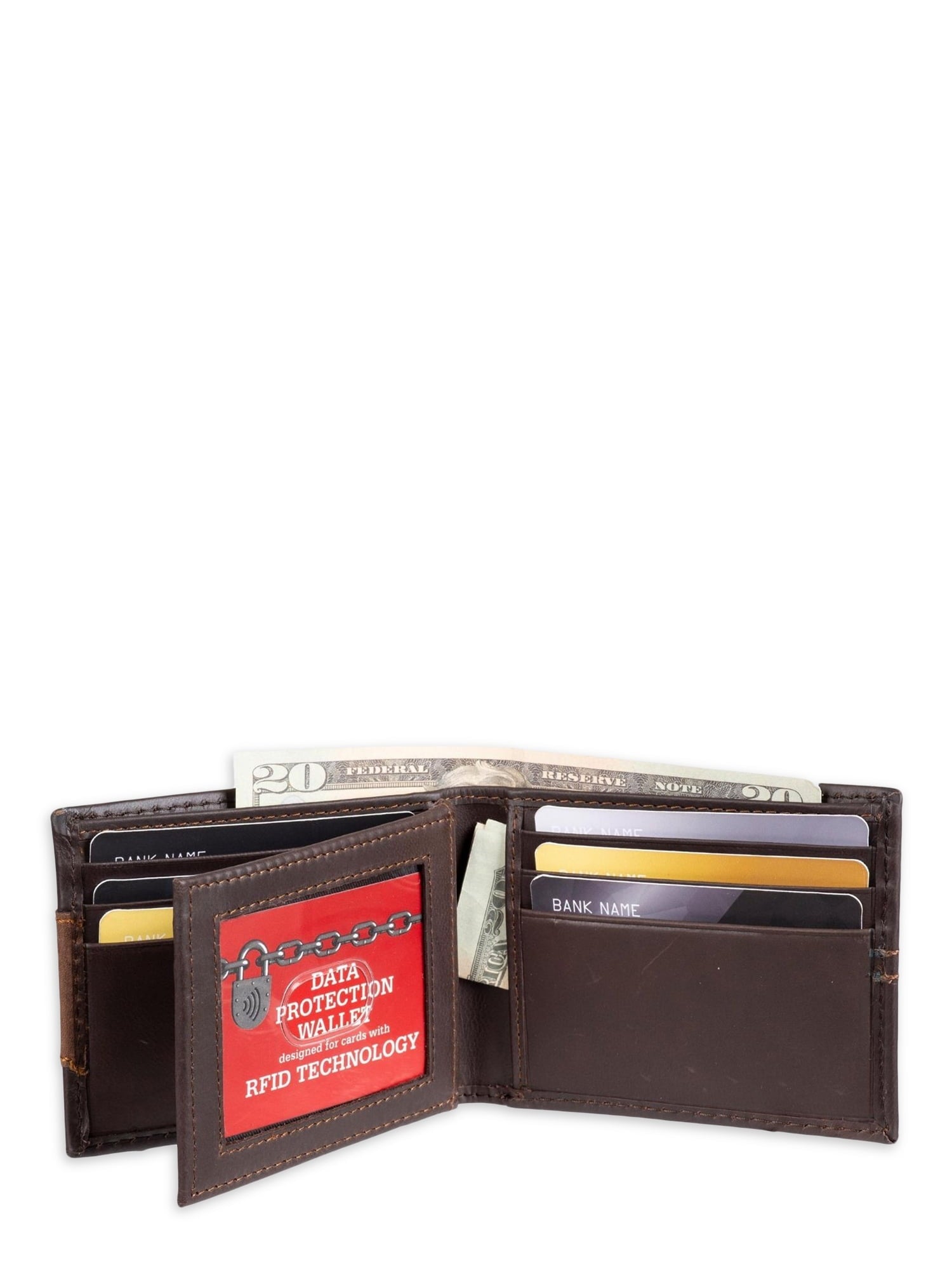 Men's Leather Extra Capacity Slimfold Wallet - Image 2