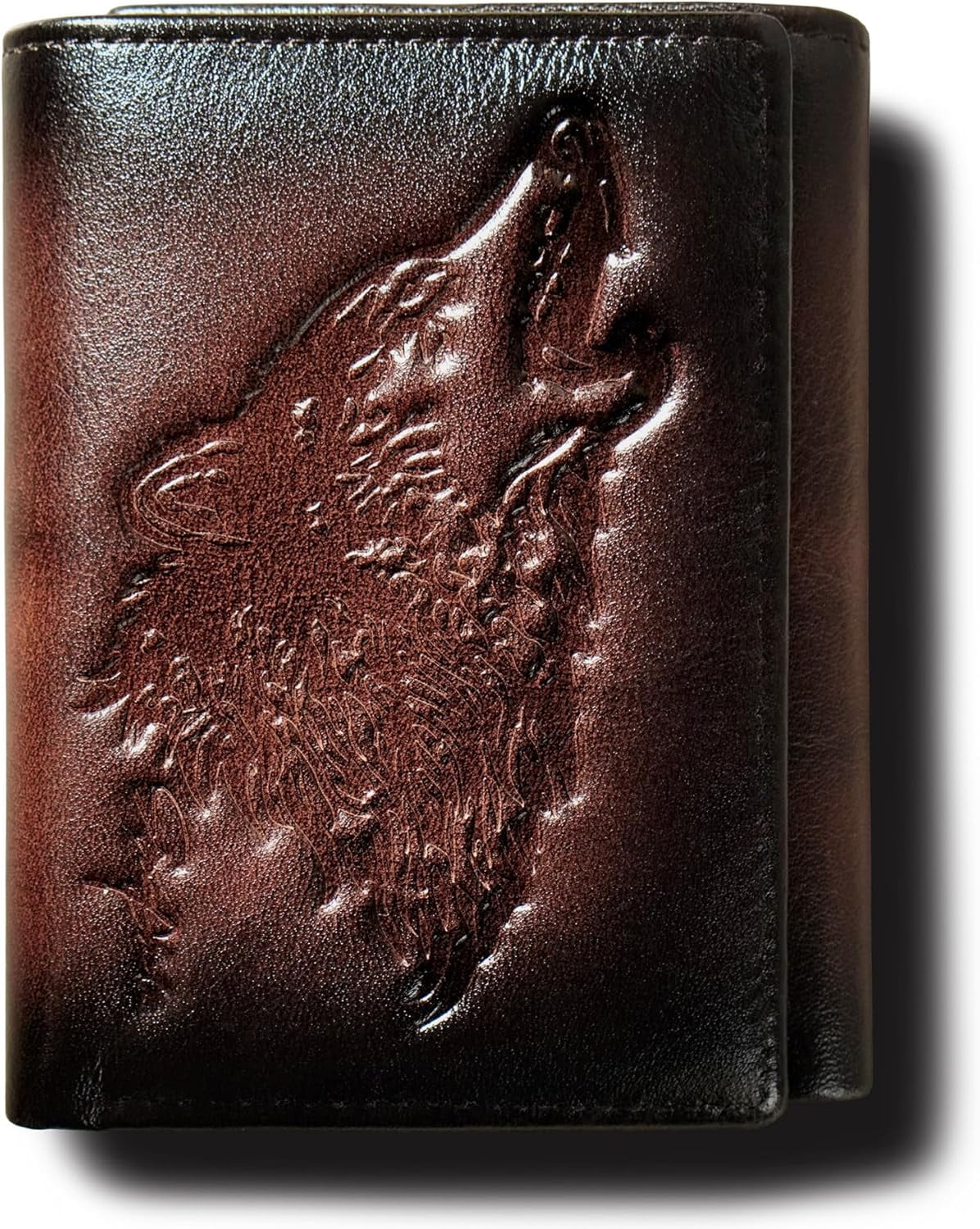 Men's Trifold Wallet, Wallets For Men Leather,Rfid Blocking,Gifts For Him Husband (coffee) - Image 6