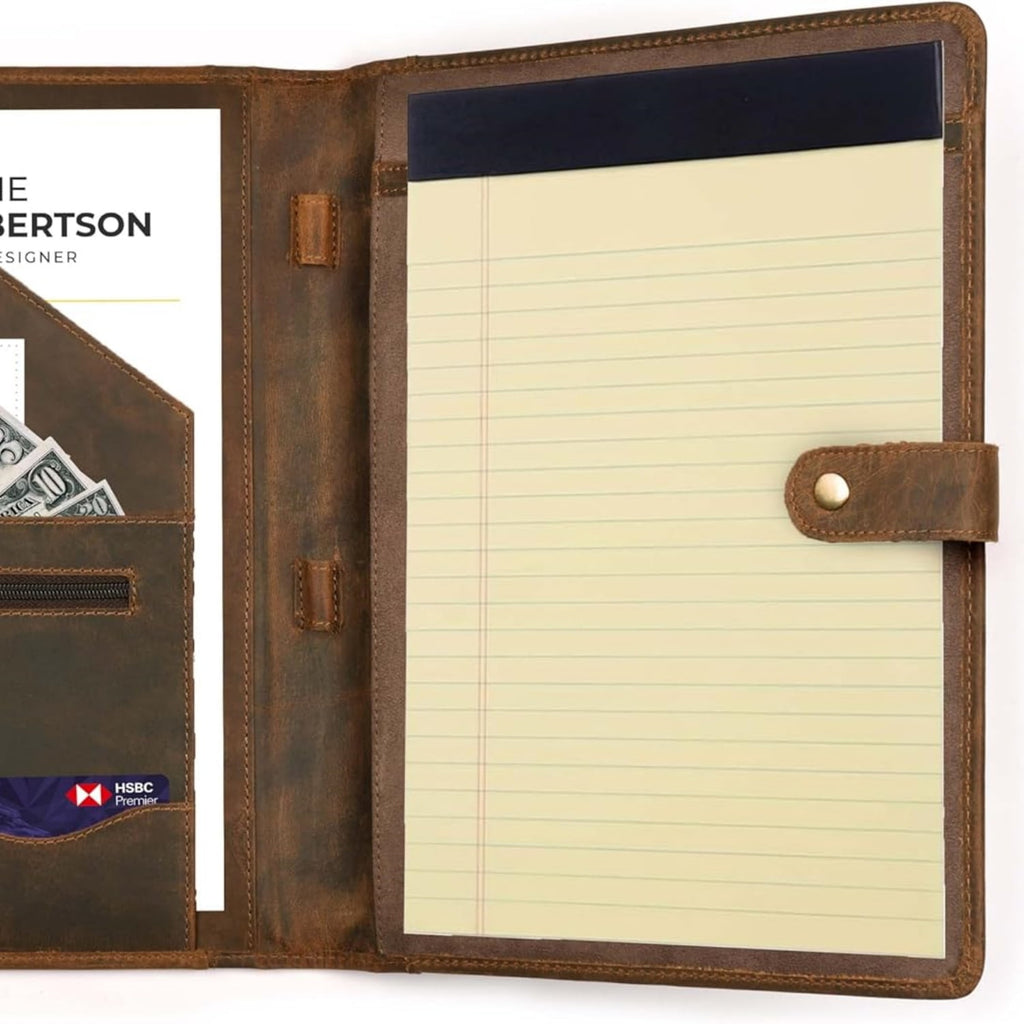 Professional Business Padfolio for Men & Women - Stylish Document Card Holder, Resume Folder, Folio for A4/Letter Siz... - Image 5