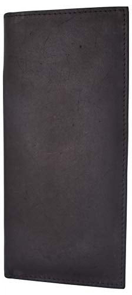 Slim Leather ID/Credit Card Holder Long Wallet with Pen holder - Image 4