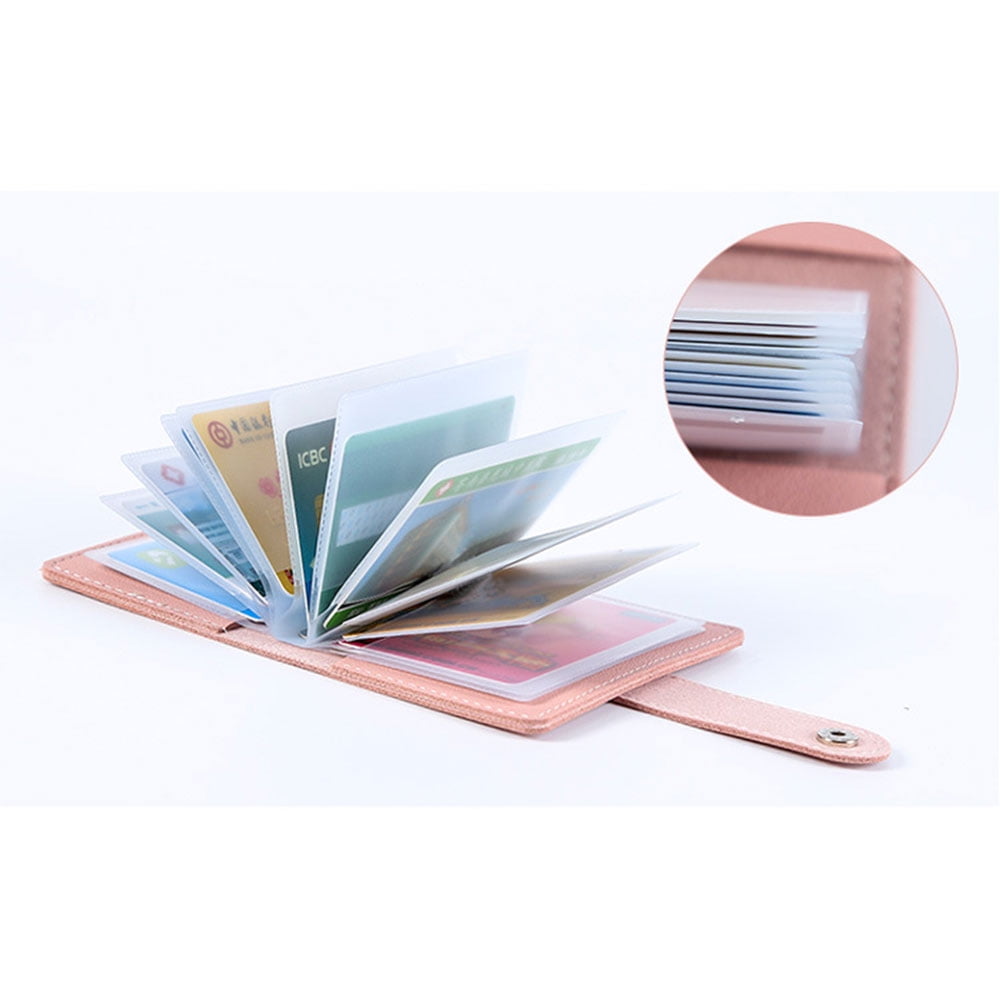 Credit Card Wallet Mini Slim Card Holder Coin Purse PU Leather ID Credit Card Holder for Men and Women - Image 4