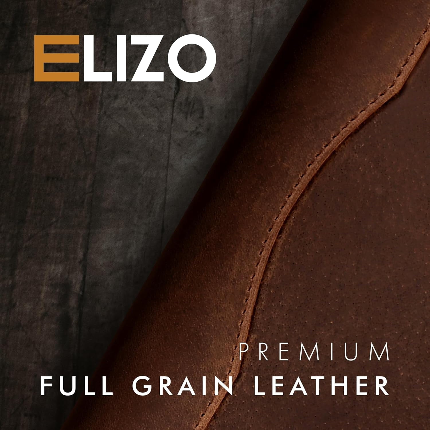 Premium Full Grain Leather A5 Portfolio Padfolio with Detachable Pen Holder and Notebook Cover for Business Men and Women - Image 2