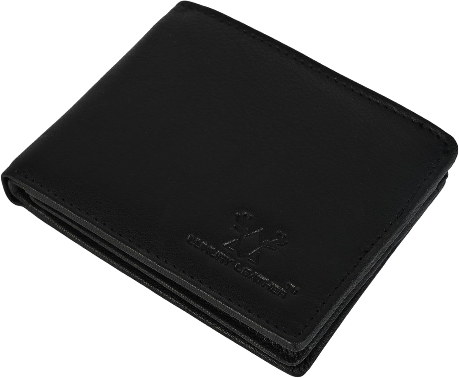 Genuine Leather RFID Blocking Wallet for Men | Slim Bifold Design with Zipper Coin Pocket, ID Window & Multiple Card Slots - Image 4