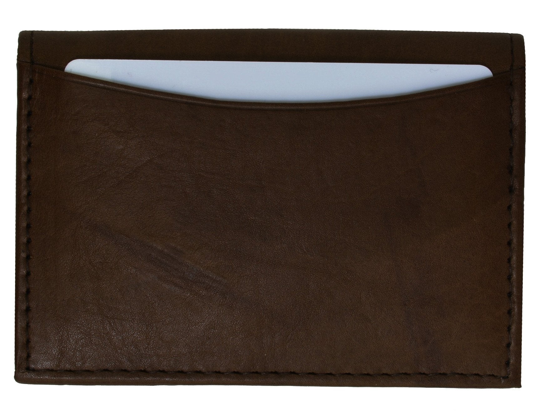 RFID Blocking Genuine Lamb Leather Business Card Holder Expandable Wallet Money Card Case Mens RFID 70 LAMB (C) - Image 2