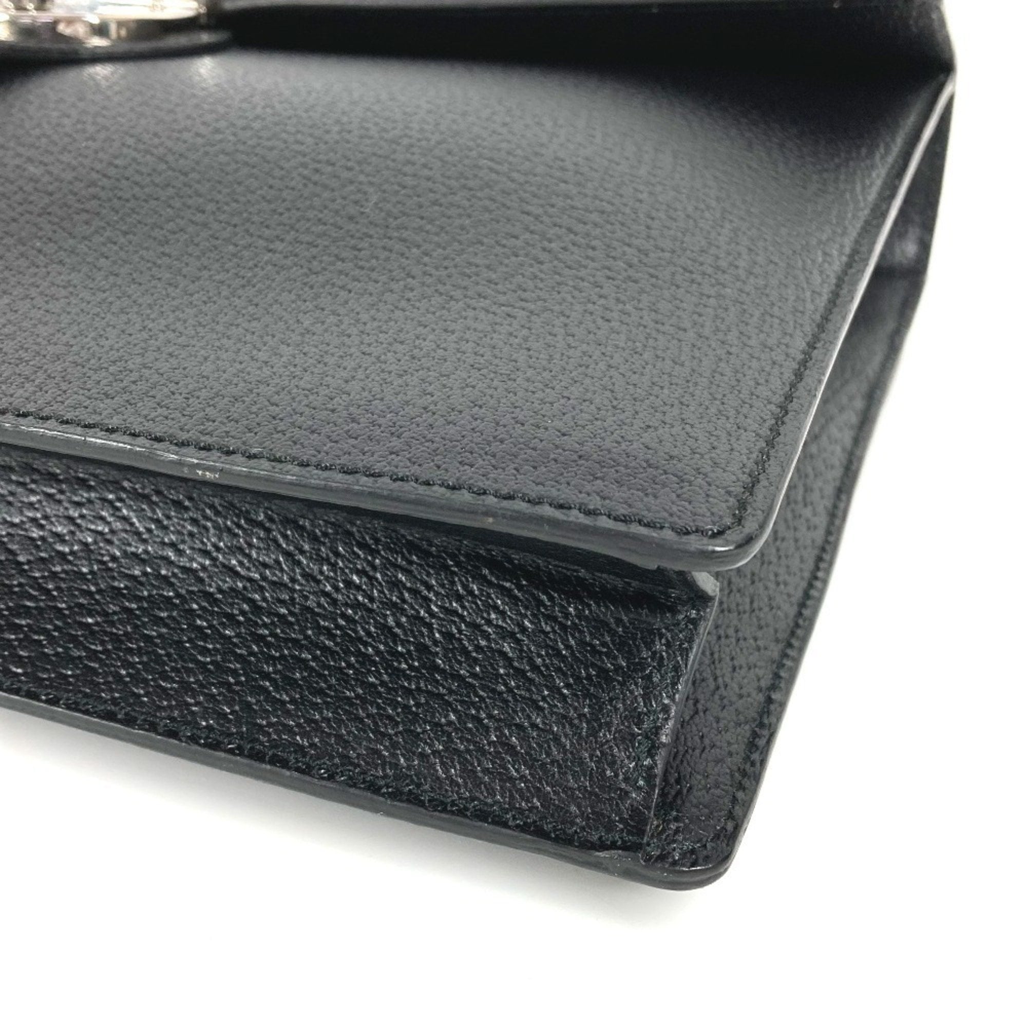 Pre-Owned GUCCI 295256 Logo Business Bag Briefcase Handbag Leather Men's Black (Good) - Image 6