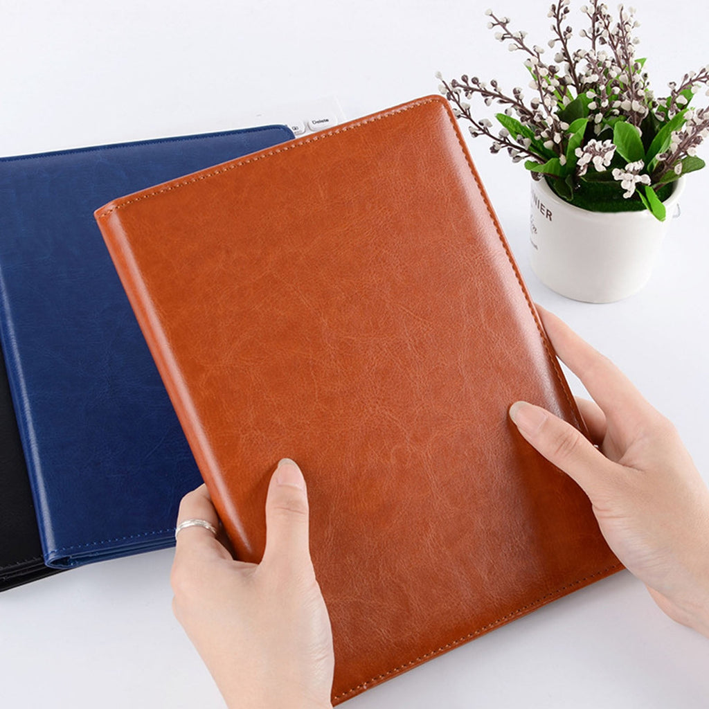 Xeede Leather Padfolio, Business Padfolio, Professional Padfolio with Clipboard, Faux Leather Portfolio Folder Binder, Clipboard with Storag - Image 6
