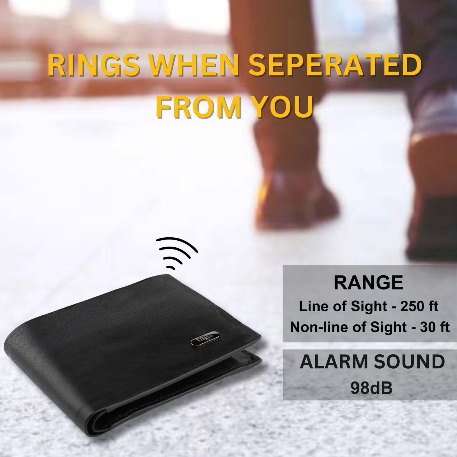 Dolphin Smart Wallet For Men - RFID Blocking Anti-Lost Wallet for Men, Minimalist Slim Leather Wallet with Bluetooth Tracker to Secure Your - Image 3
