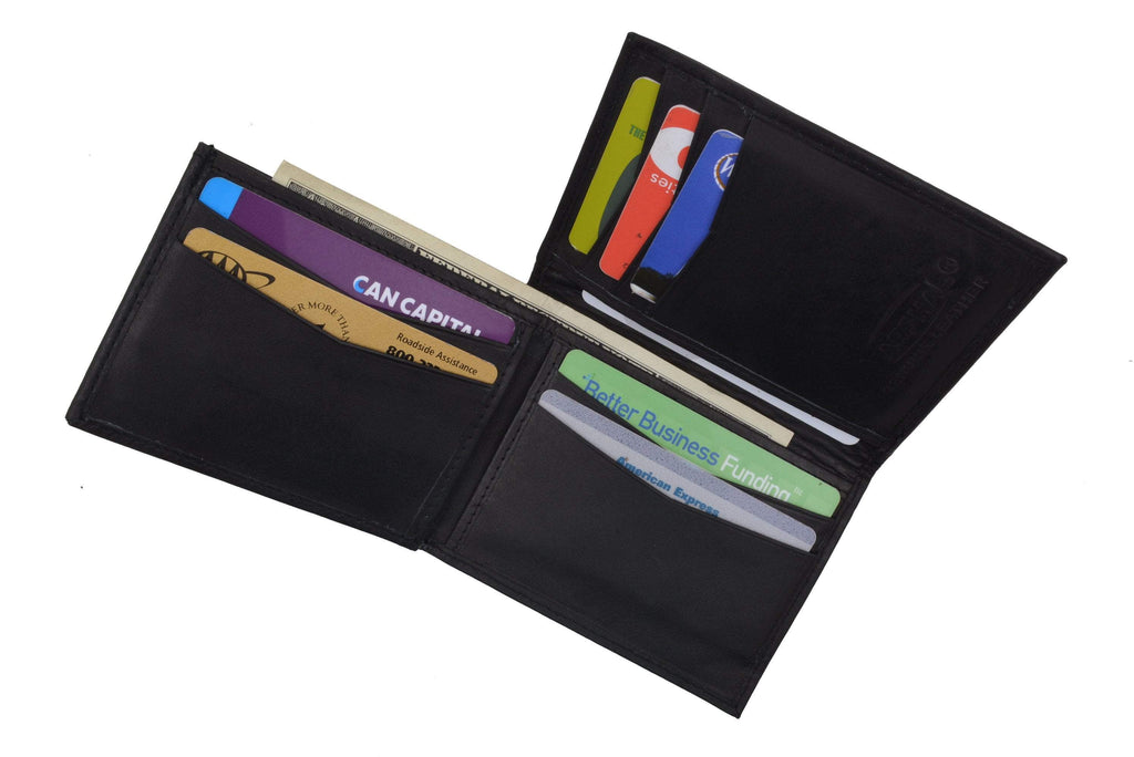 Mens Leather L Shape Bifold Wallet 139 CF - Image 5