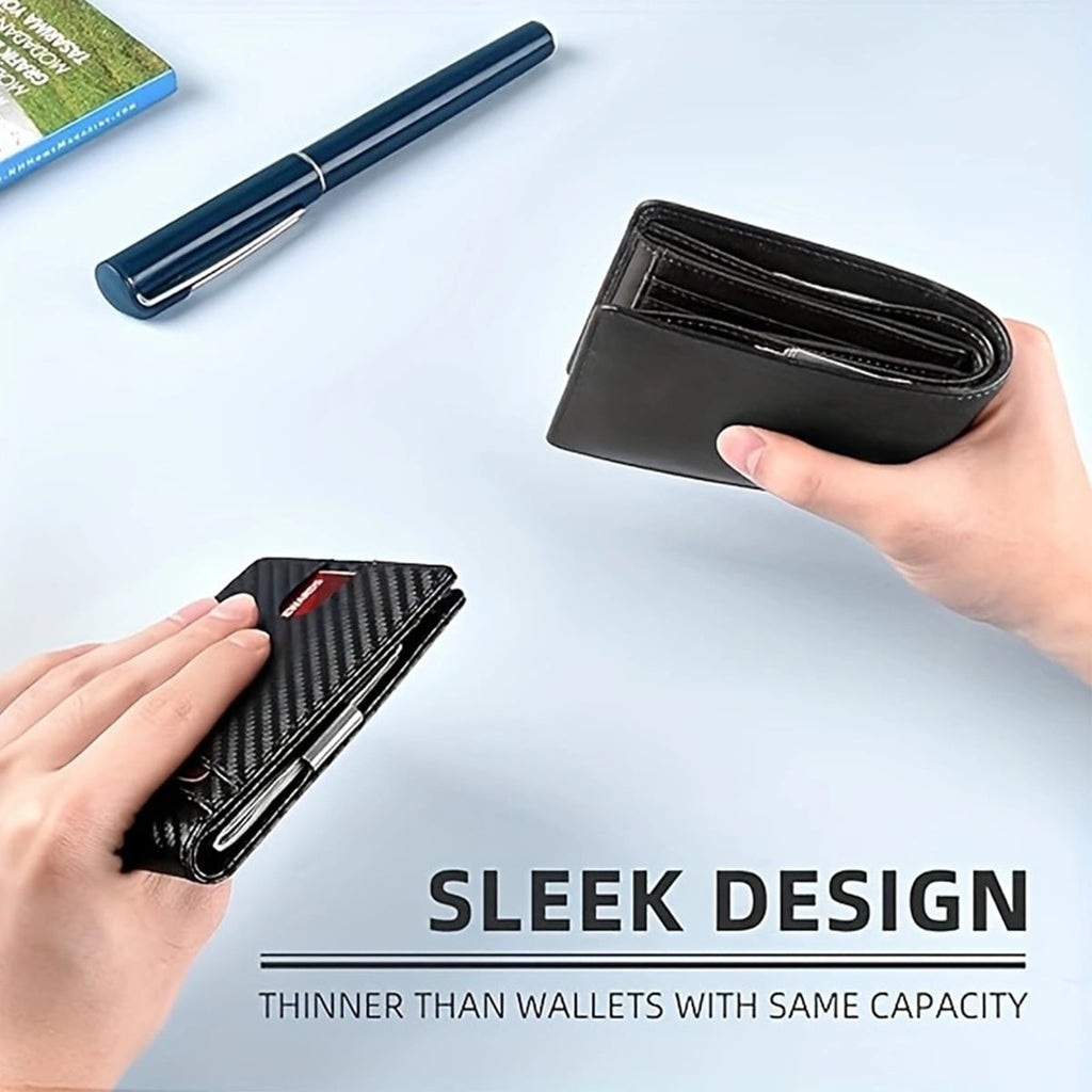 Wallet for Men, Leather Mens Wallet RFID Blocking Credit Card Holder,Father's Day Gifts - Image 5