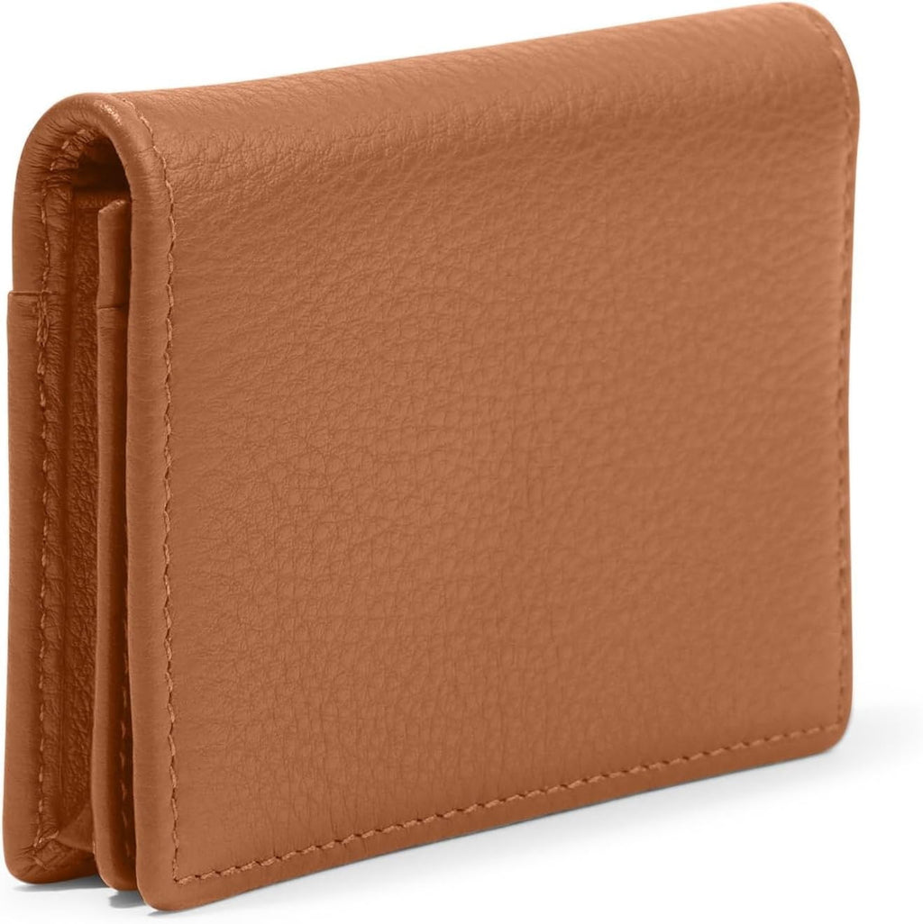 Leather Slim Case with 4 Slots & Center Pocket for s, & IDs - Image 4