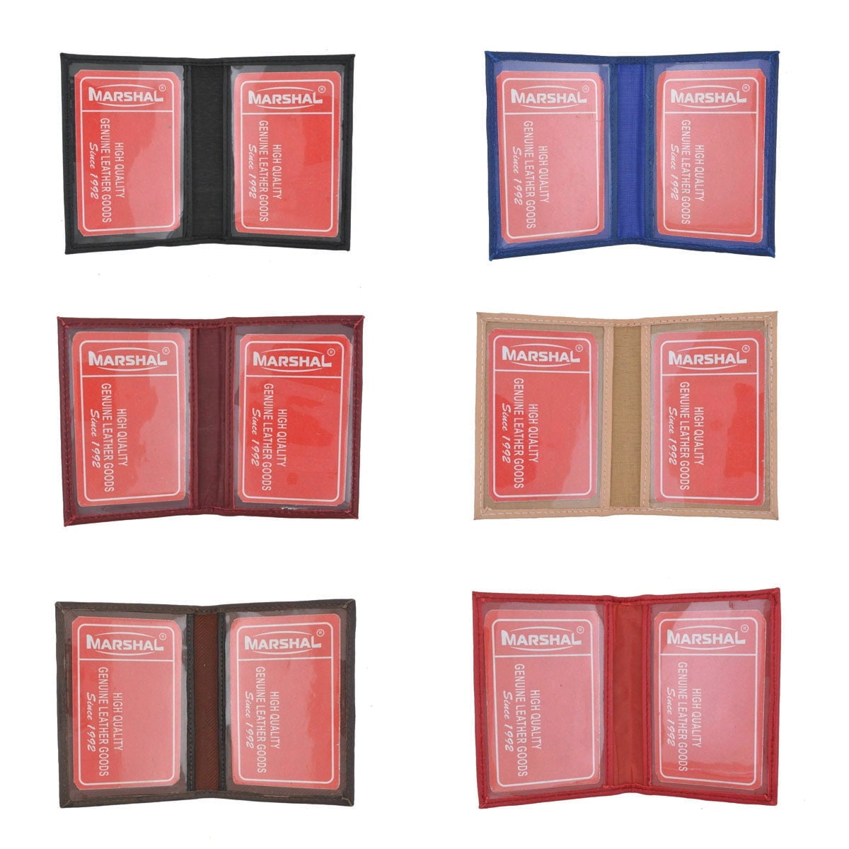 Slim Thin Leather Credit Card ID Mini Wallet Holder Bifold Driver's License Safe NEW COLORS 1515C - Image 2