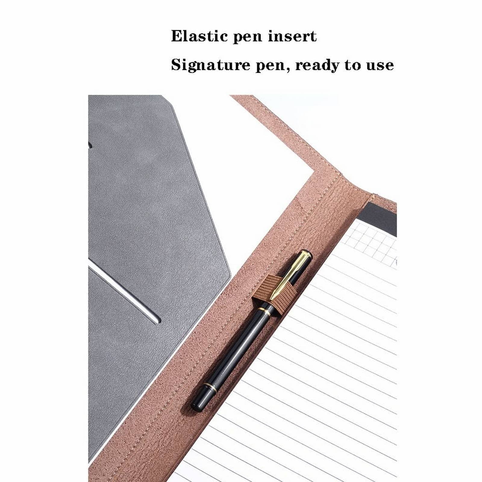 Padfolio Portfolio Resume Folder with Pocket, Premium Faux Leather Interview Writing Legal Pads Document Organizer Po... - Image 6