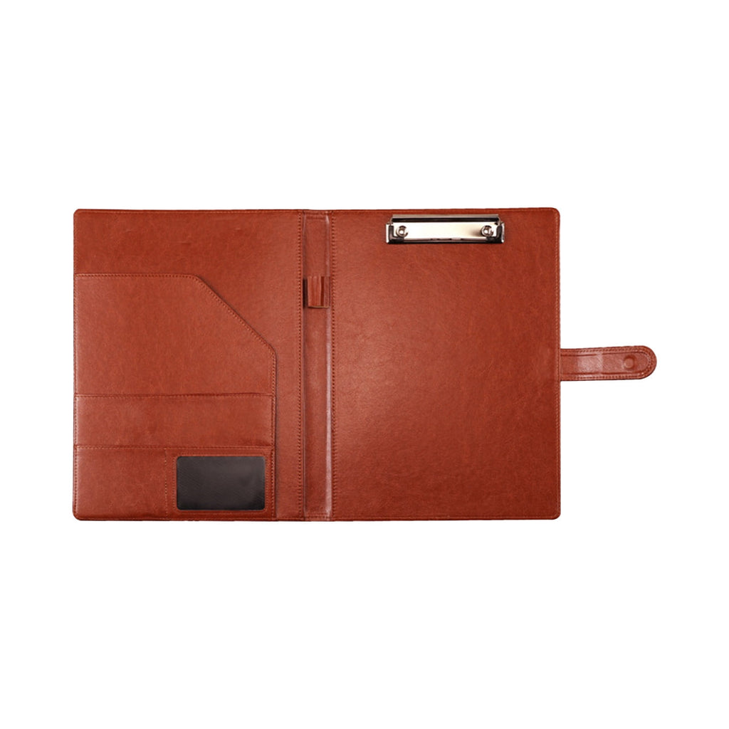 A4 Business Leather Folder Portfolio with Magnetic Closure for Office Learning Document Storage 12.59x9.64 Inch Suit ... - Image 2
