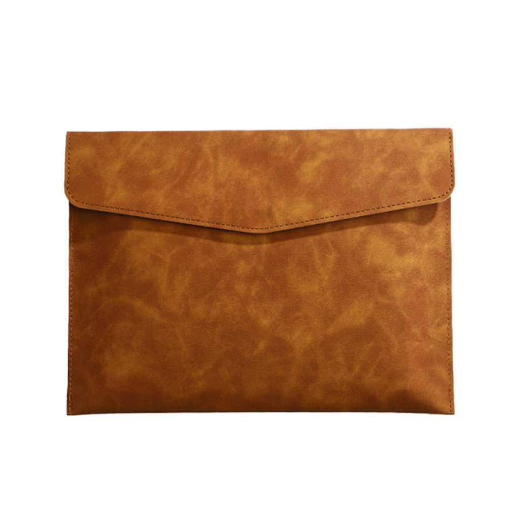 File Folders Colored Imitation Leather Document Holders Large Capacity Business Portfolio For 100 Sheets Office School Necessity Expanding F - Image 2