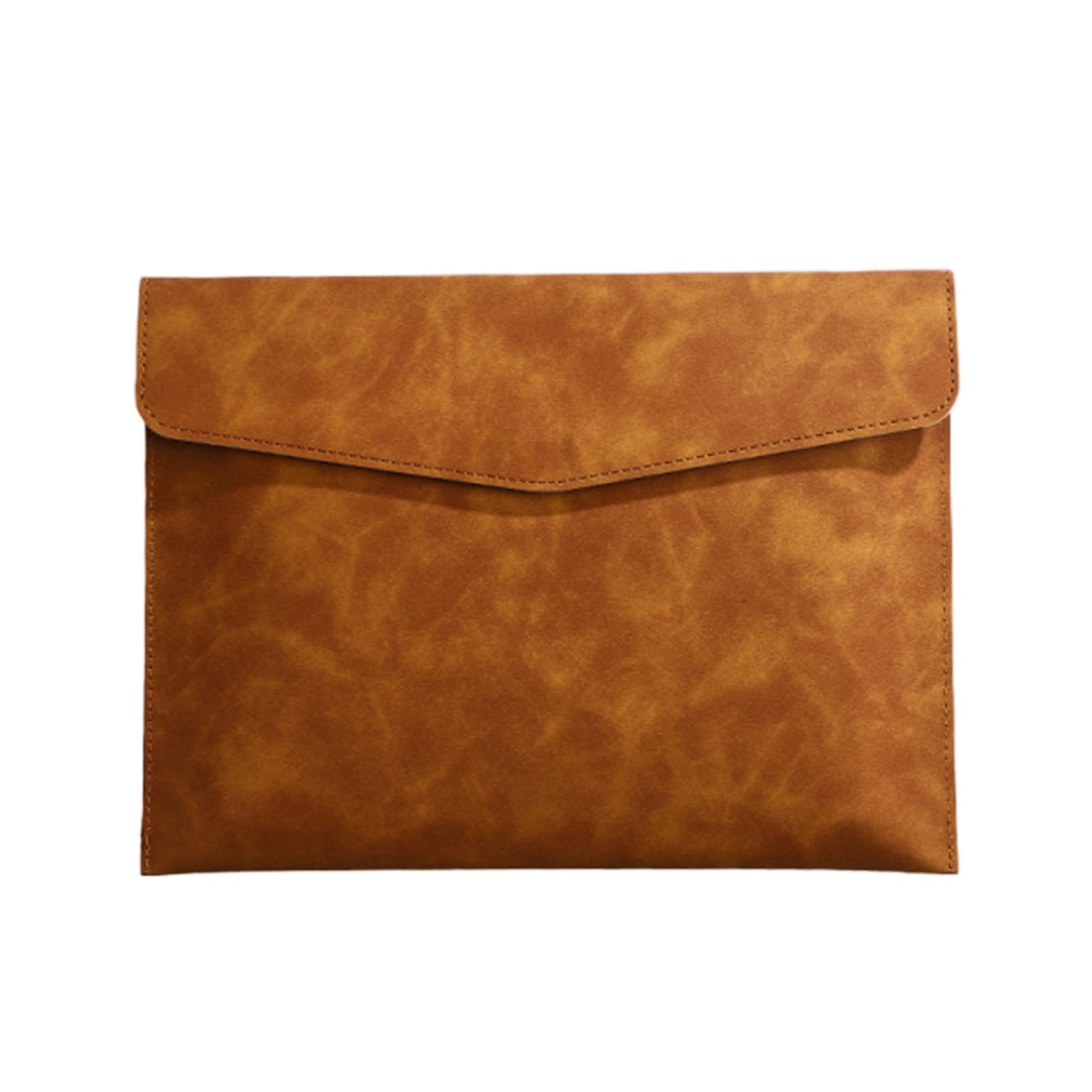 File Folders Colored Imitation Leather Document Holders Large Capacity Business Portfolio For 100 Sheets Office School Necessity Expanding F - Image 2