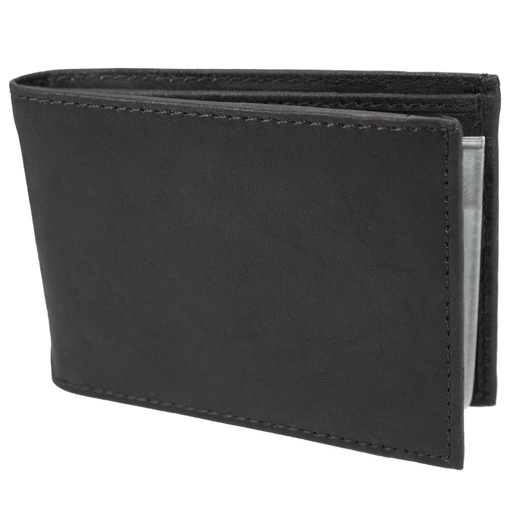 Genuine Leather Minimalist Bifold Wallet For Men, Slim Mens Wallet - Image 2