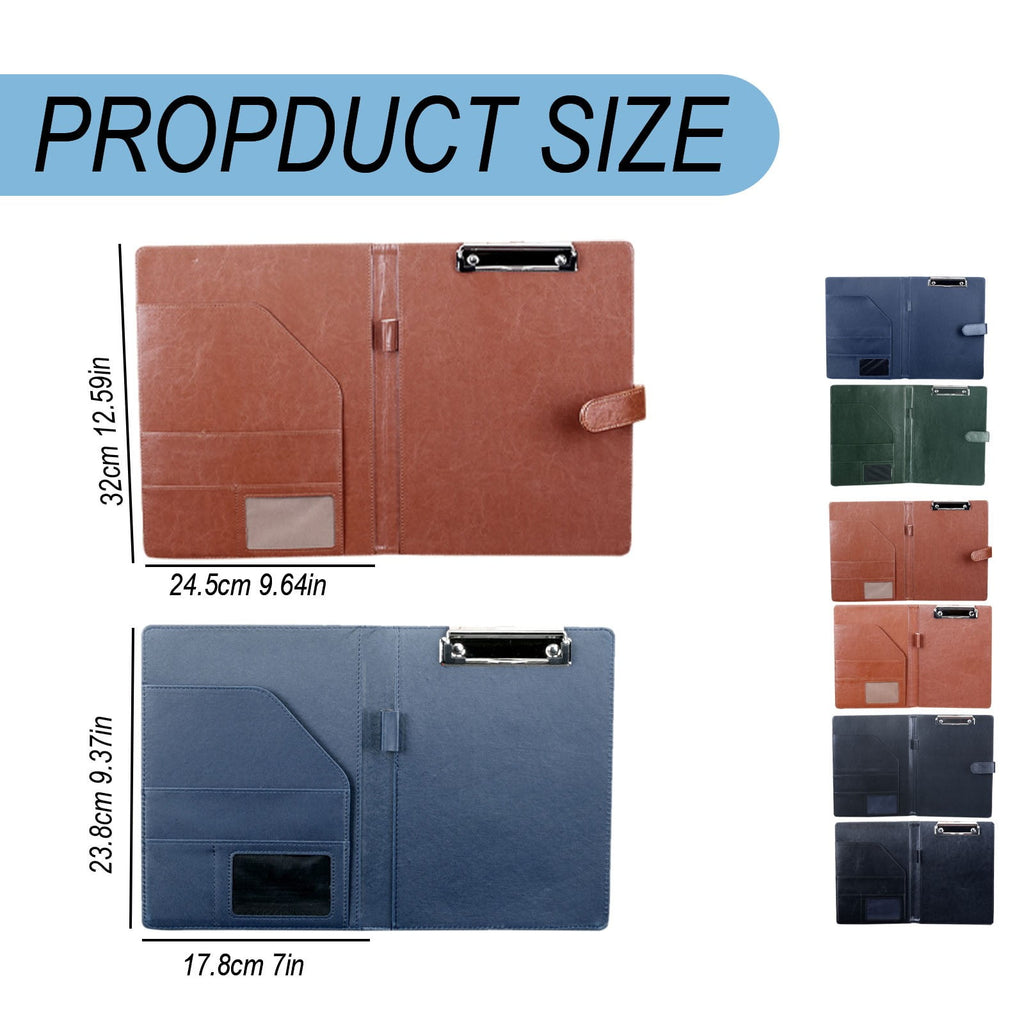 Business Magnetic Closure Padfolio Portfolio File Folder Pu Leather for A5 Size - Image 3