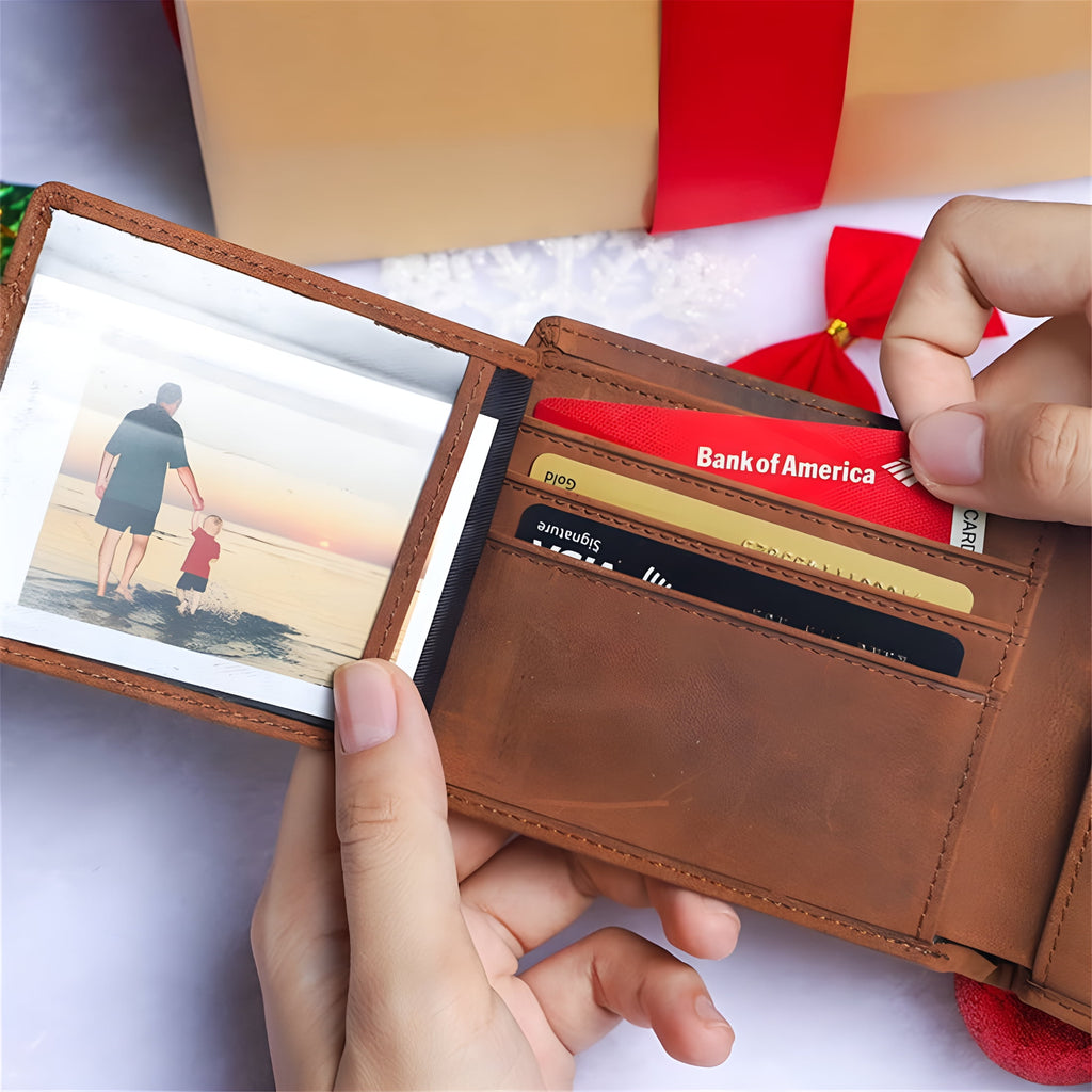 Wallet For Son Mom - Faux Leather Wallet For Men - Wallet For Men RFID Blocking Wallet For Men Son Gifts Mom To My So... - Image 5