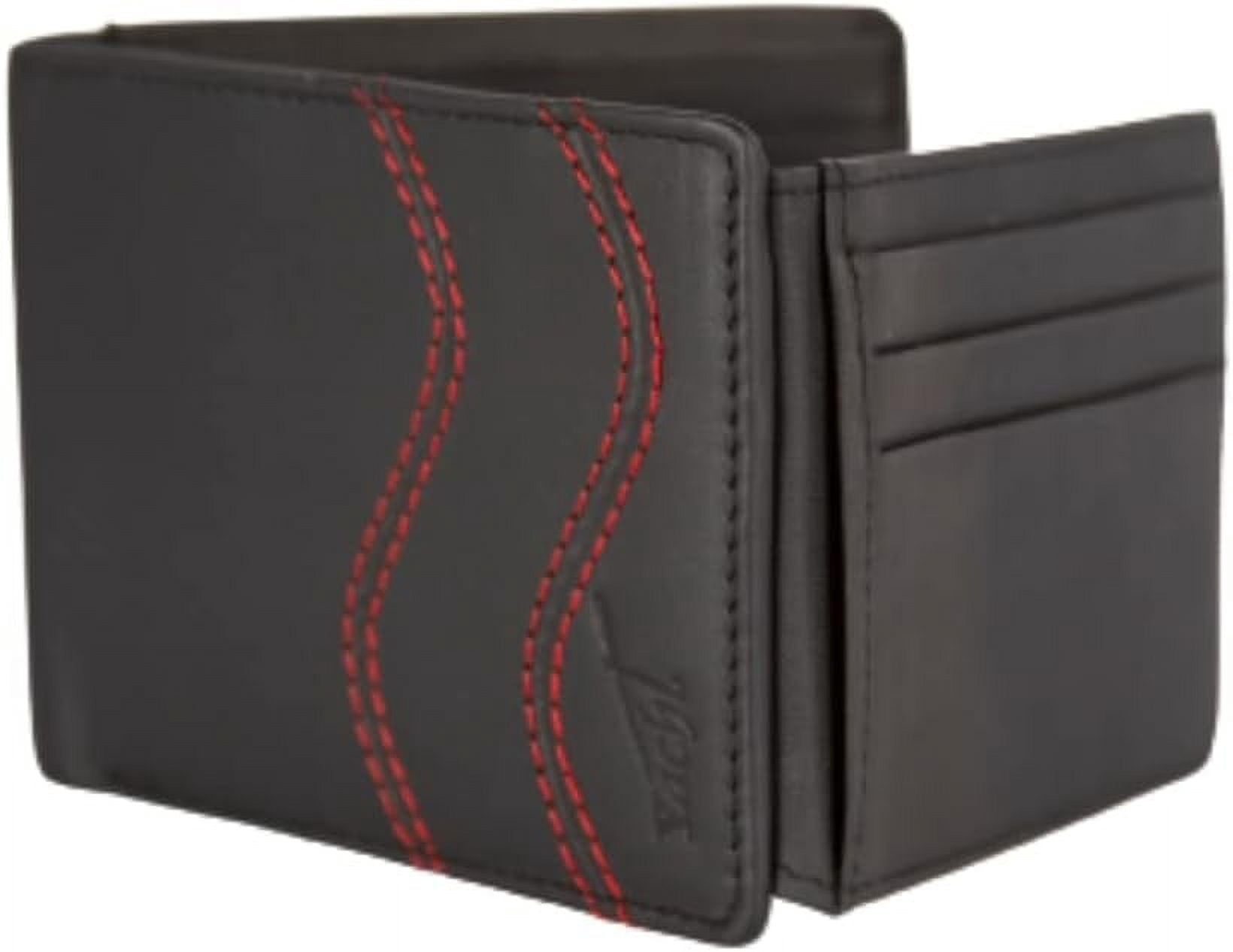 Wallet for Men, Men's Wallets with 9 Card Slots Design, Two Large Slot for Money, Bifold RFID Blocking Card Holder Le... - Image 4