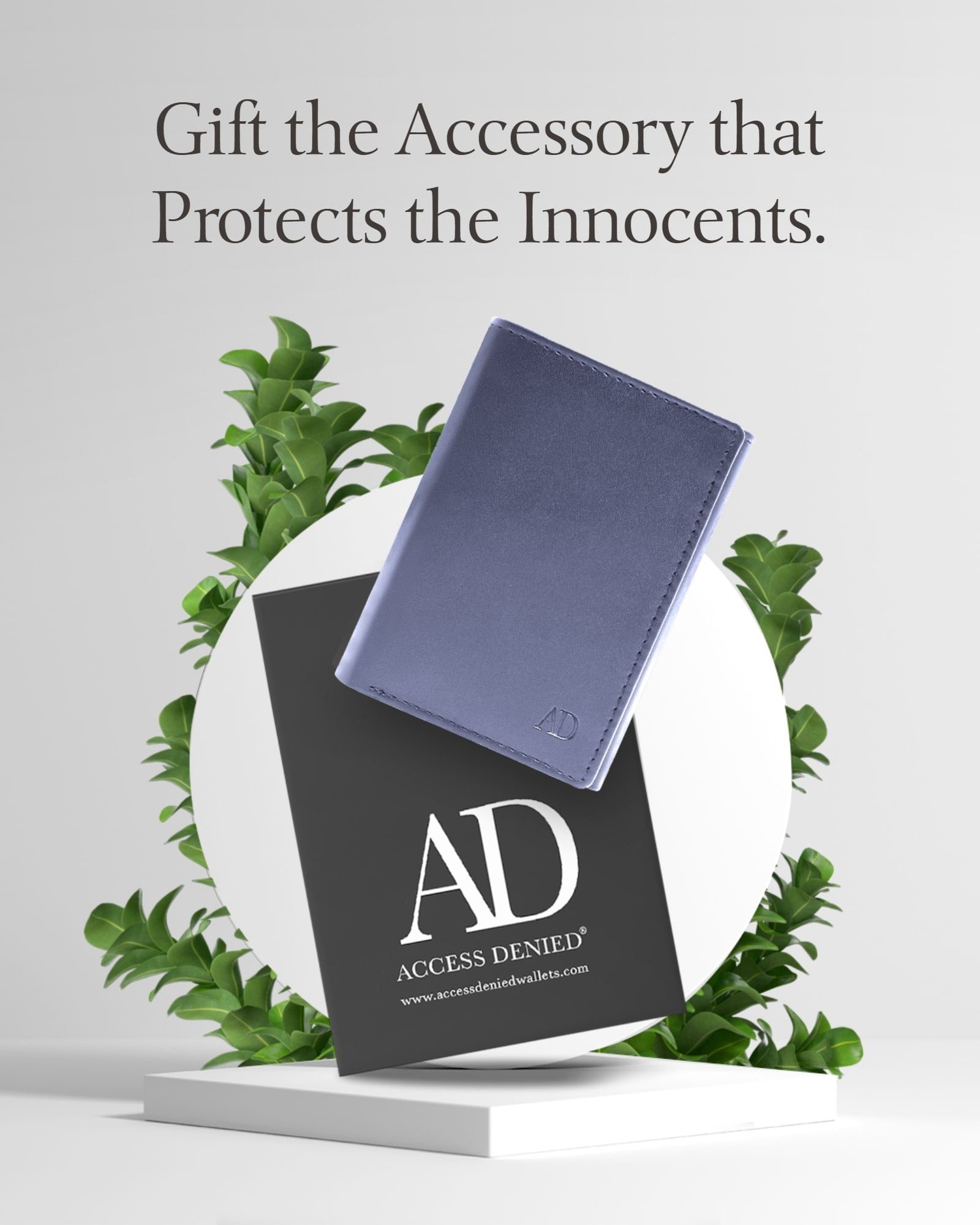 Vegan Leather Trifold Wallets For Men - Cruelty Free Non Leather Mens Wallet With ID Window Gifts For Men - Image 3