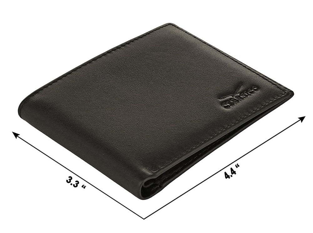 Slim Bifold RFID Blocking Wallet For Men Genuine Leather Packed In Stylish Gift Box - Image 4