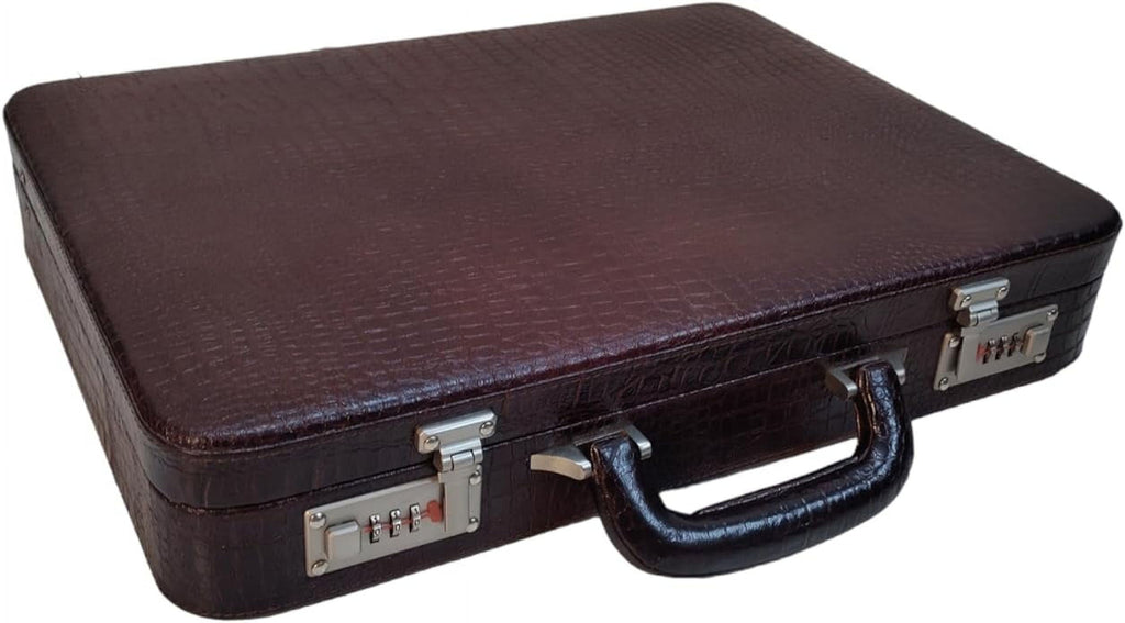 Men's Leather Briefcase | Business Leather Handbag | Doctors Safety Kit Bag Leather Attache | Gift For Him - Image 3