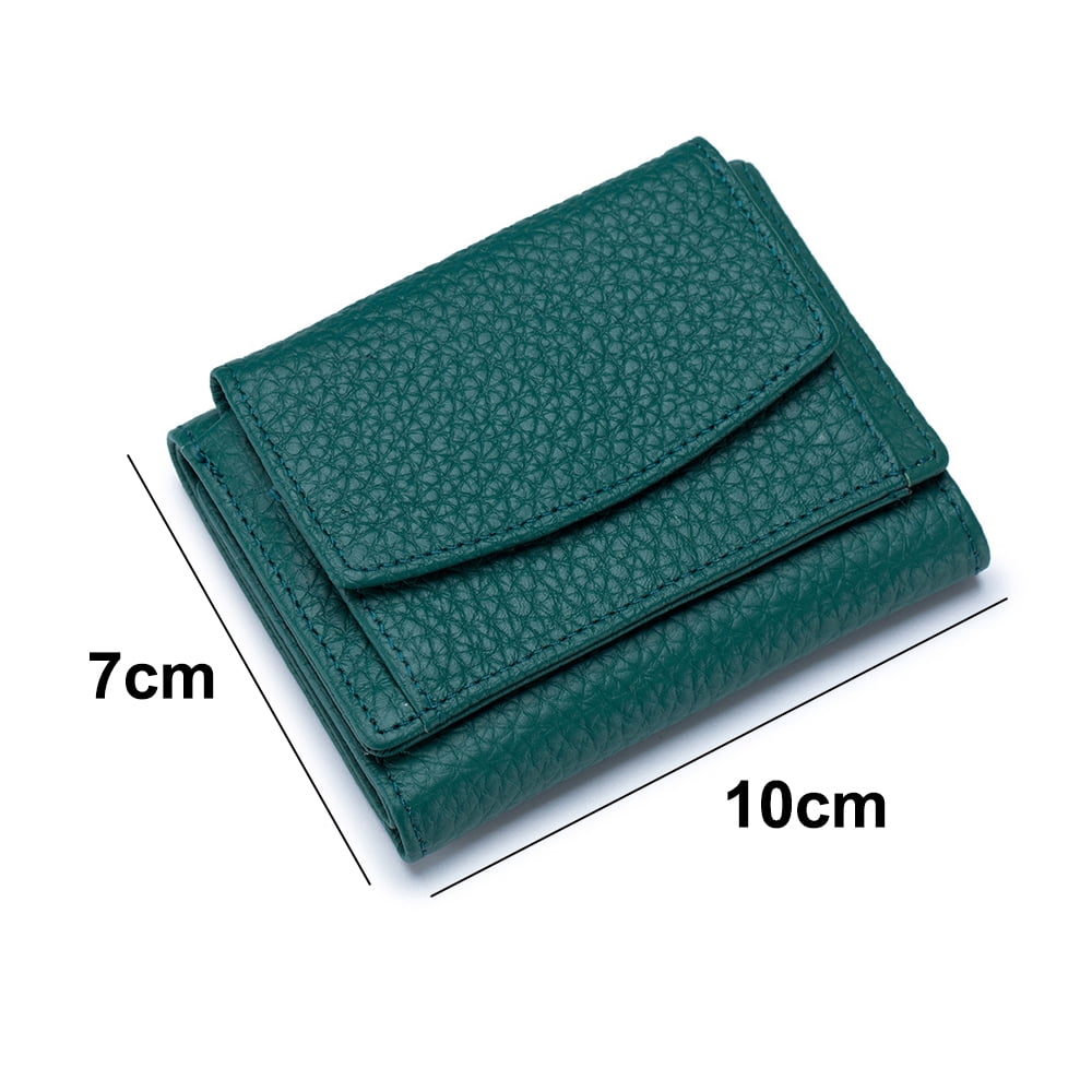 Blocking Card Holder Organizer Pocket Mini Wallet, Slim Compact Wallet - green - Image 2