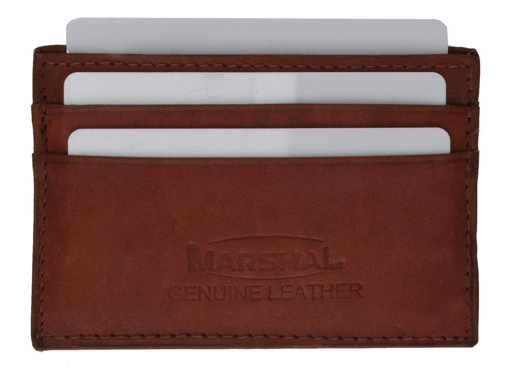 Genuine Leather Slim Thin Credit Card Holder 170 CF (C) - Image 5