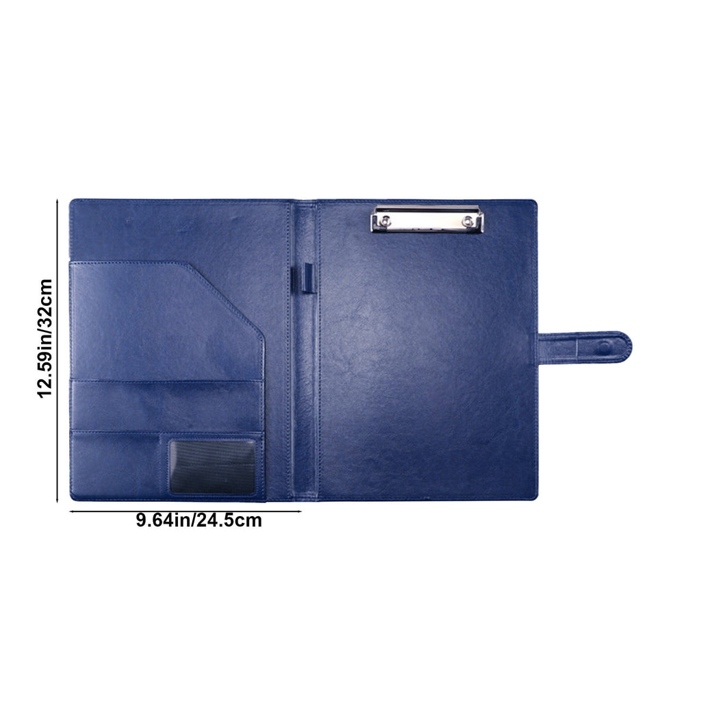 weibbin Leather Portfolio, A4 Document Folder Legal Pad Padfolio, Professional Writing Letter Notepad Clipboard Sleev... - Image 4