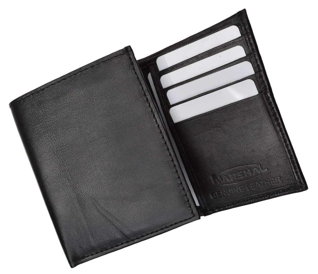 Men's Leather Trifold Wallet Removable Flip Up ID Window  P 1455 (C) - Image 3