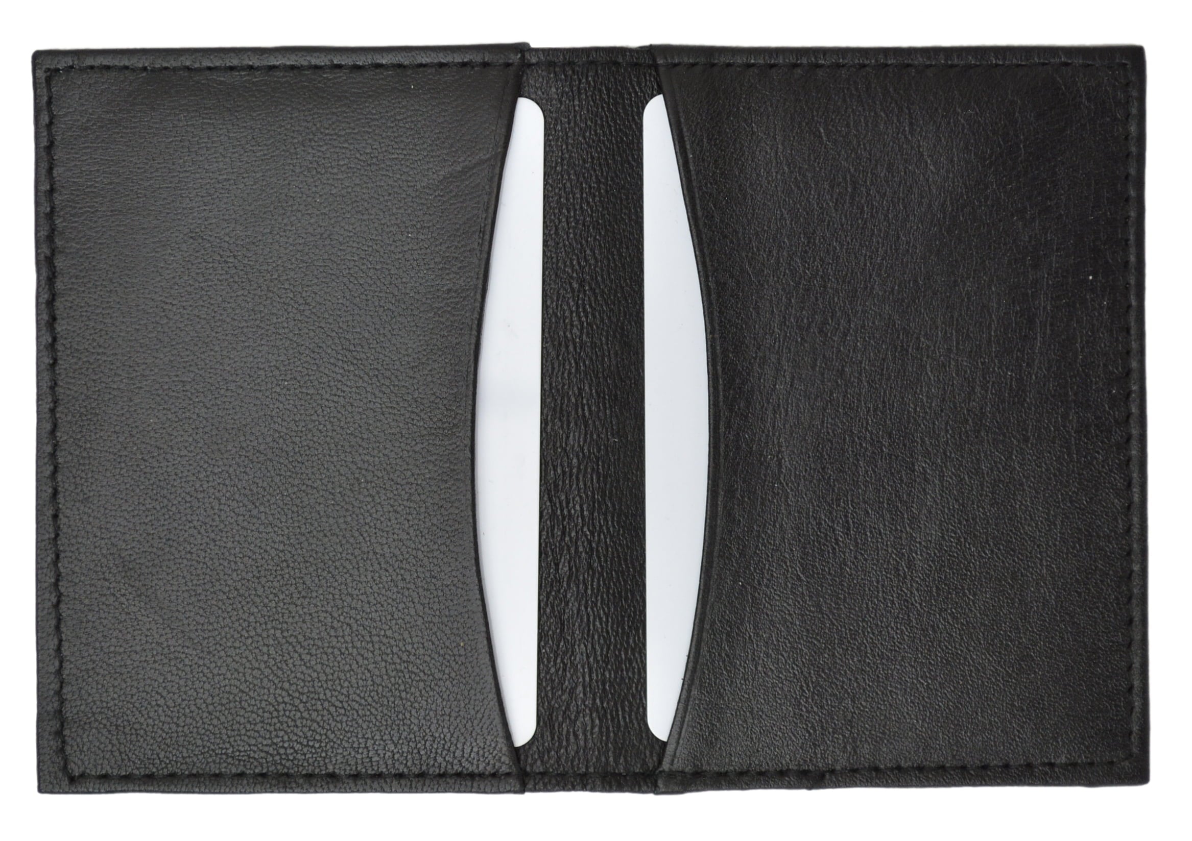 RFID Blocking Slim Thin Leather Credit Card ID Mini Wallet Holder Bifold Driver's License Safe - Image 3