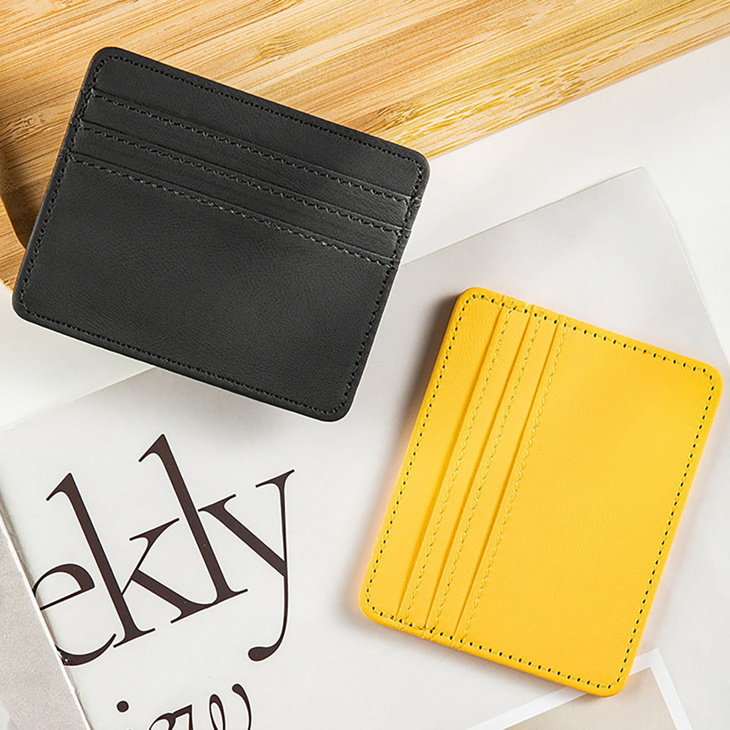 Storage Bag Black Clearance, Credit Slim Minimalist Front Id Small Compact Leather - Image 2