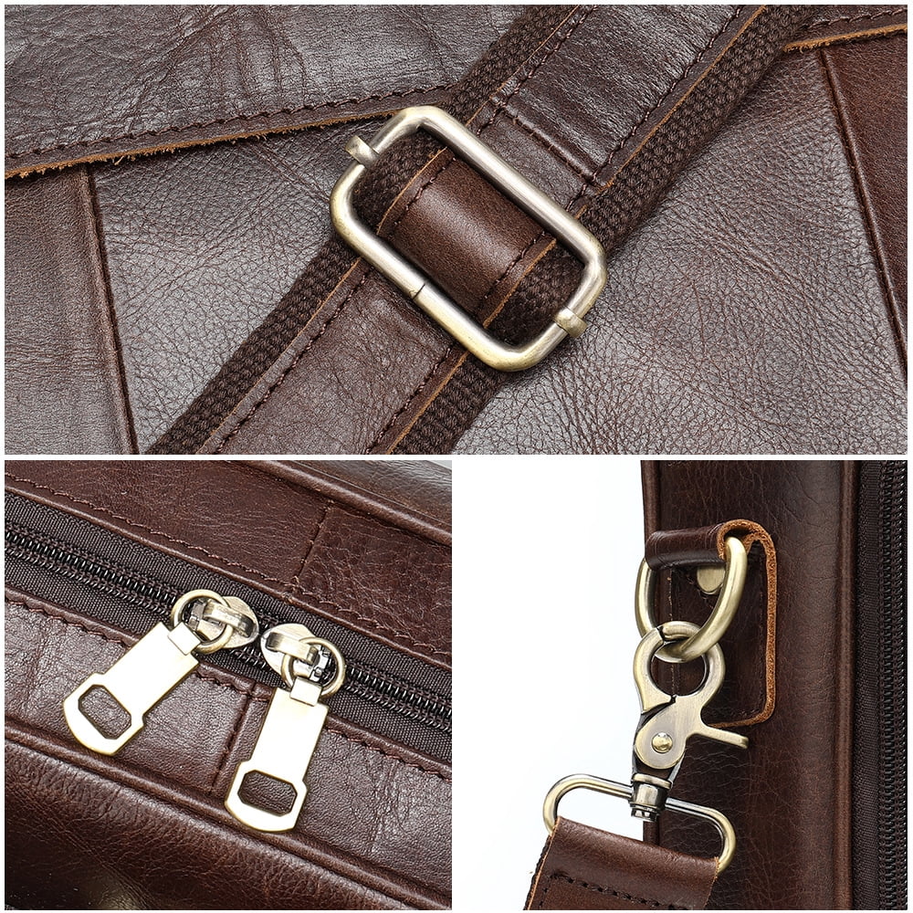 Men's Bag Genuine Leather Briefcase Bag for Men Laptop Bag Messenger Leather Bag Business Bag Document Bag Handbag A6 - Image 4