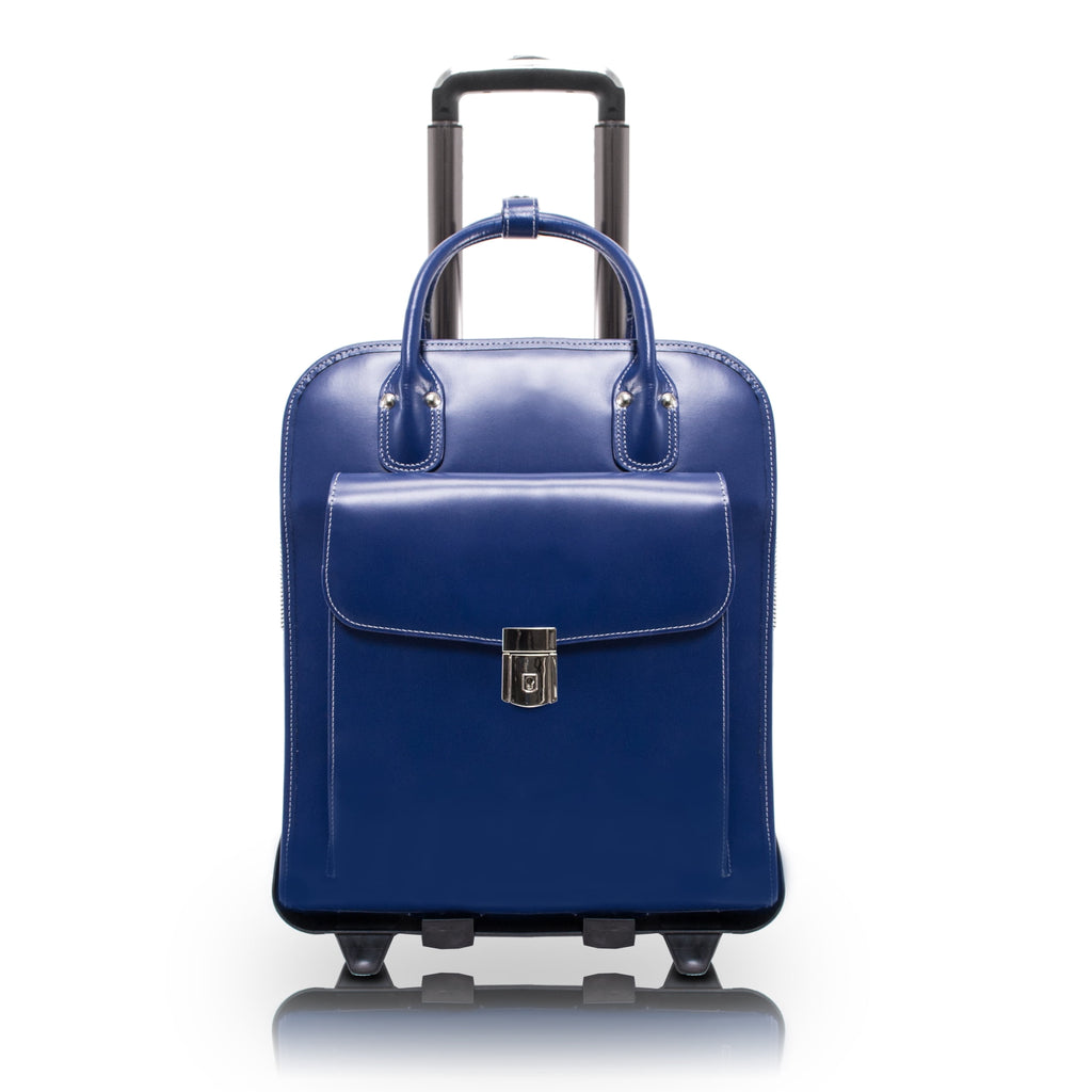 LA GRANGE | 15” Leather Vertical Detachable-Wheeled Laptop Case - Image 3
