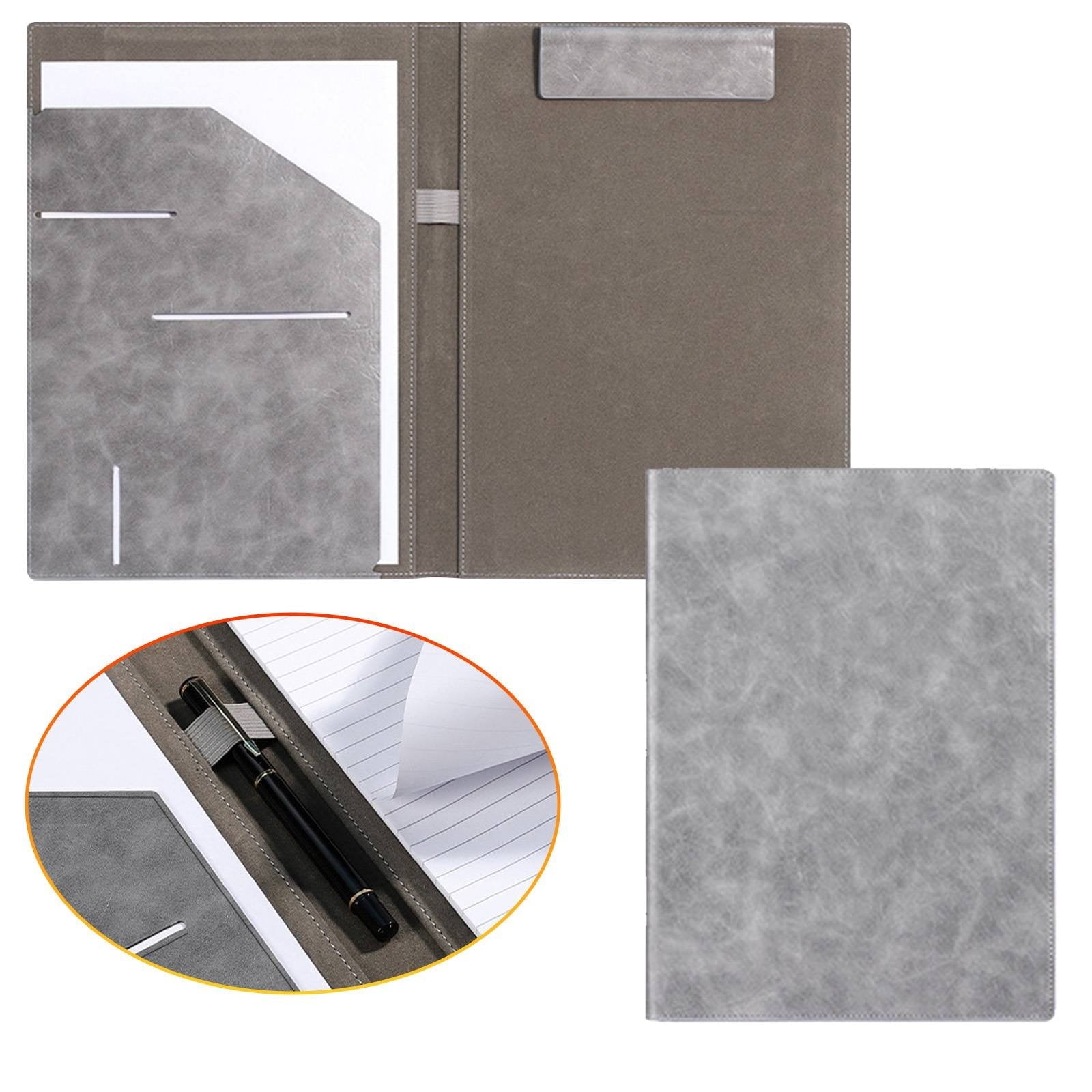 Padfolio Clipboard Folder Portfolio Notepad Organizer,Leather Interview Resume Folder,Conference Document Organizer w... - Image 2