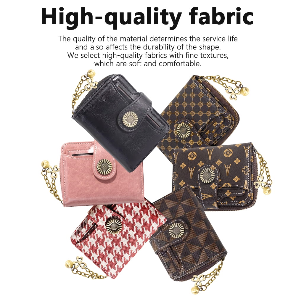 Wallet For women,Zero Wallet,Slim Leather Blocking Bifold Zipper Pocket Card Holder,Card Bag,All In One,Mini, anti-th... - Image 5