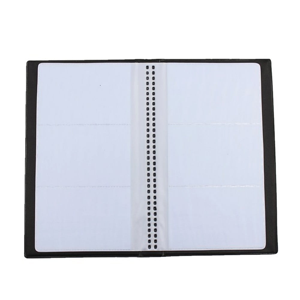 120-Card Leather Business Card Holder - Slim Wallet Style Card Case Pouch Folder, Durable PU Leather Card Organizer, ... - Image 4