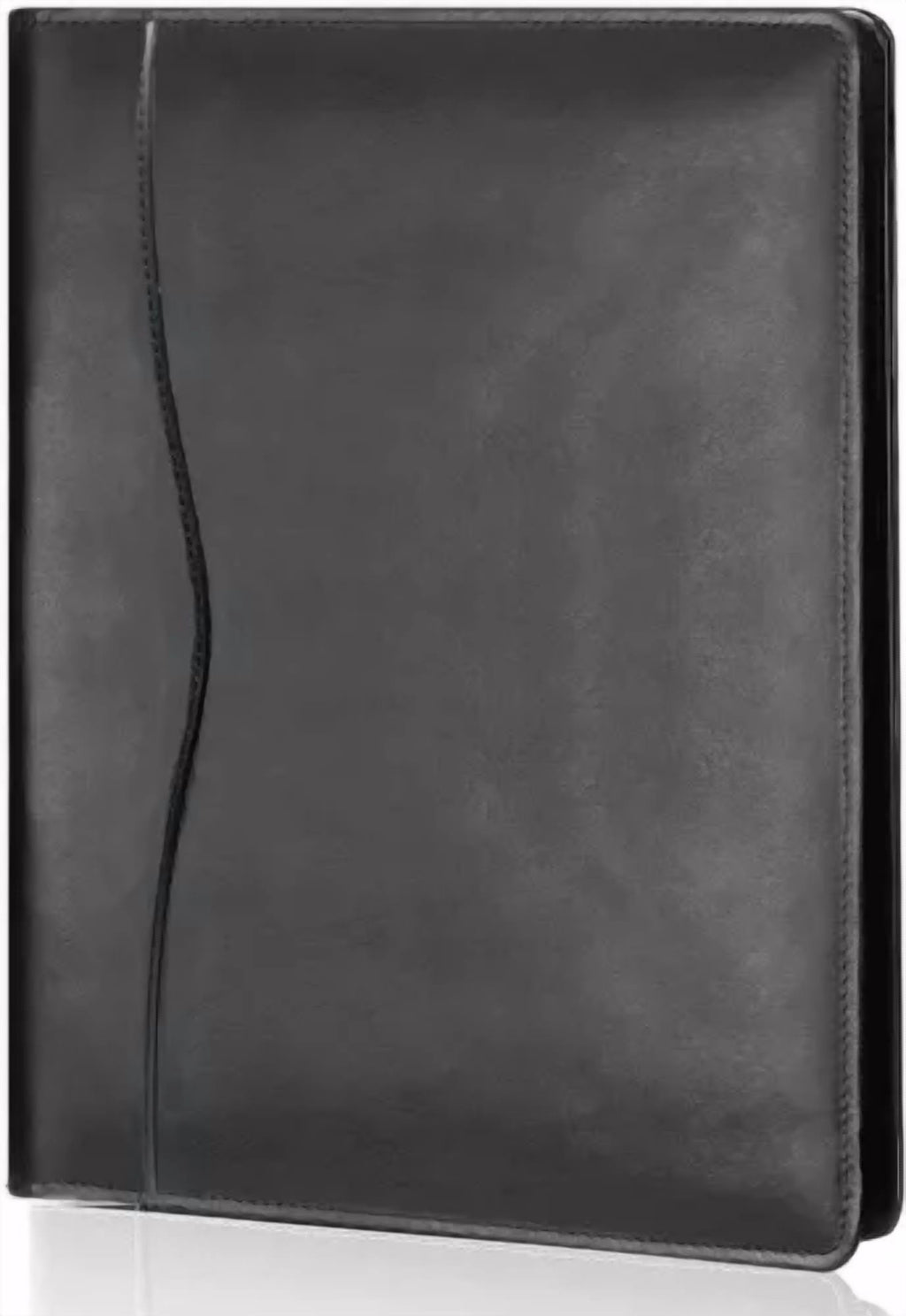 A4 Faux Leather Portfolio Folder Business Organizer Padfolio For Documents
