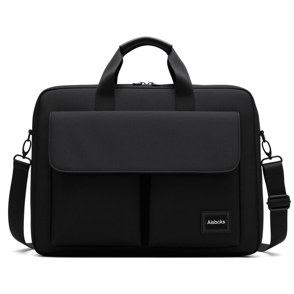 11-16''Laptop Bag for Men & Women, Water-Resistant Computer Messenger Bag, Business Briefcase with Luggage Strap for ...