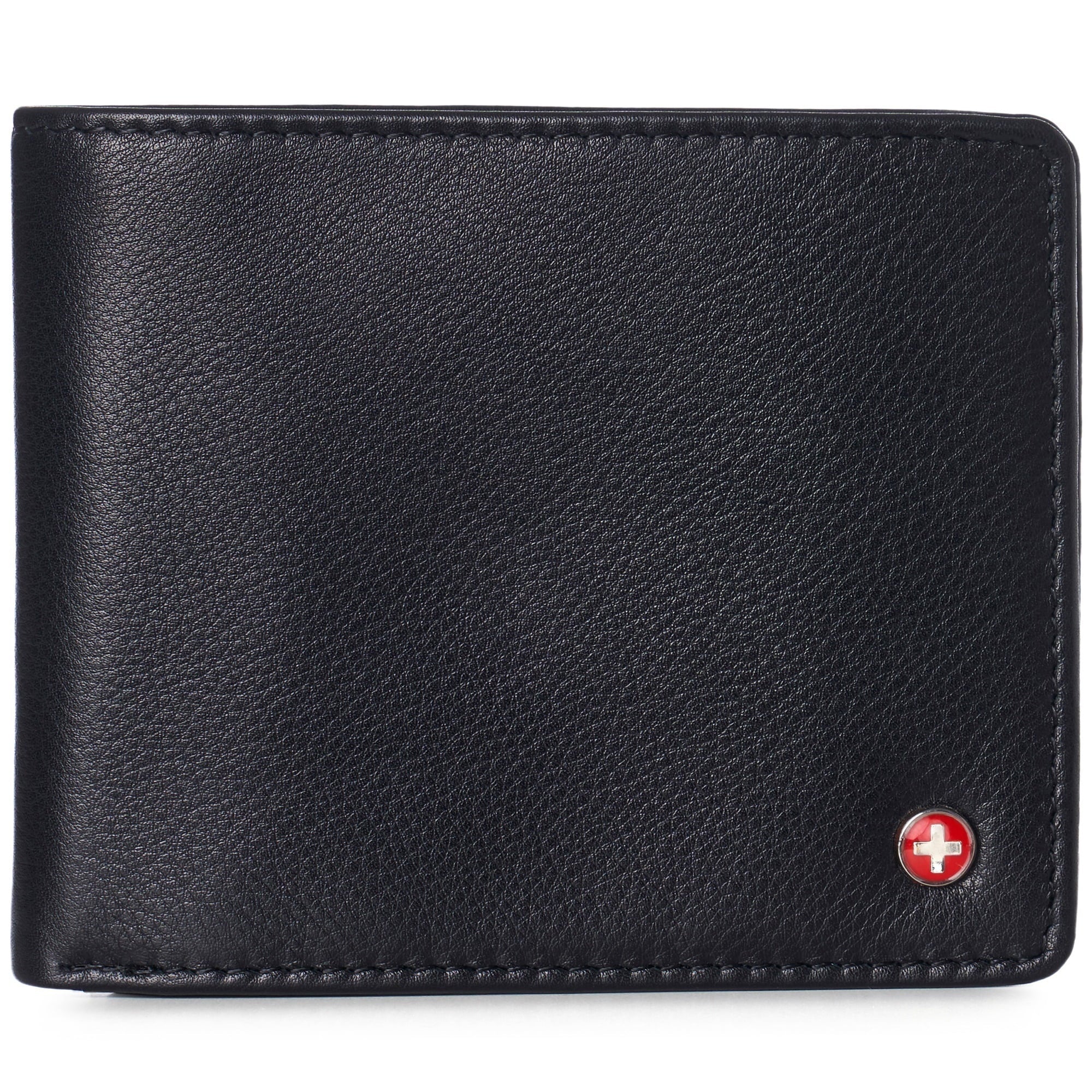 Mens Wallet for Men RFID Protected Leather Mens Wallet Spencer Bifold Divided Bill Section Gift Box 2 ID Windows 14 C...