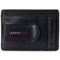 Mens RFID Money Clip Leather Minimalist Wallet Card Case ID Window