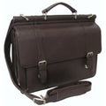 Executive Briefcase - Genuine Leather Business Bag for Men - Laptop Briefcase-Color:Brown
