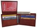 Bifold Mens Smooth Genuine Leather Flap Up ID Wallet 1153 CF