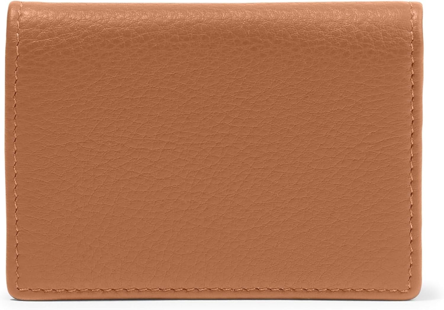 Leather Slim Case with 4 Slots & Center Pocket for s, & IDs