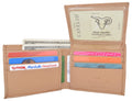 Cavelio Mens Premium Leather Slim Flap Up Card Id Holder Bifold Wallet