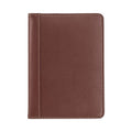 Contrast Stitch Leather Padfolio, 6.25w x 8.75h, Open Style, Brown | Bundle of 5 Each