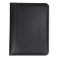Contrast Stitch Leather Padfolio, 8 1/2 X 11, Leather, Black | Bundle of 10 Each