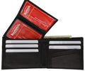 Cowhide Leather Removable Card ID Holder Mens Bifold Wallet 533 CF