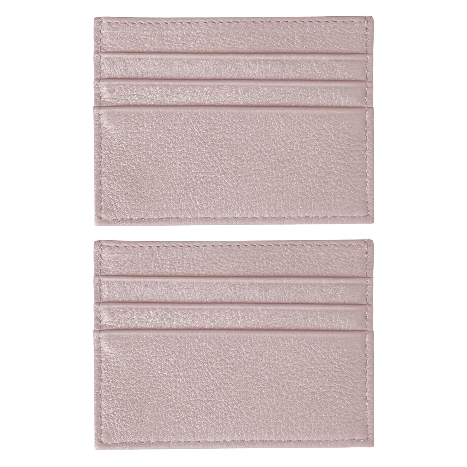 Credit Card Wallet, Super Slim Card Holder, Genuine Leather Wallet for Man and Women with 6 Card Slots and 1 Pocket