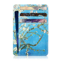 Credit Card Holder with ID Slot, RFID Blocking Premium PU Leather ID Credit Card Holder Slim Wallet Cover Case Sleeve...